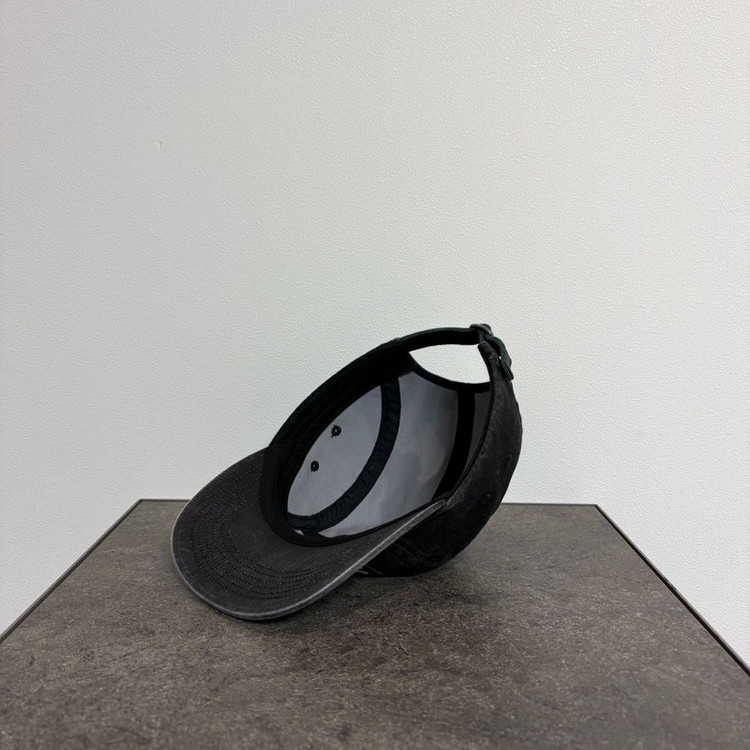 (OS) 슈프림 박스로고 캠프캡 모자 워시드 블랙--5