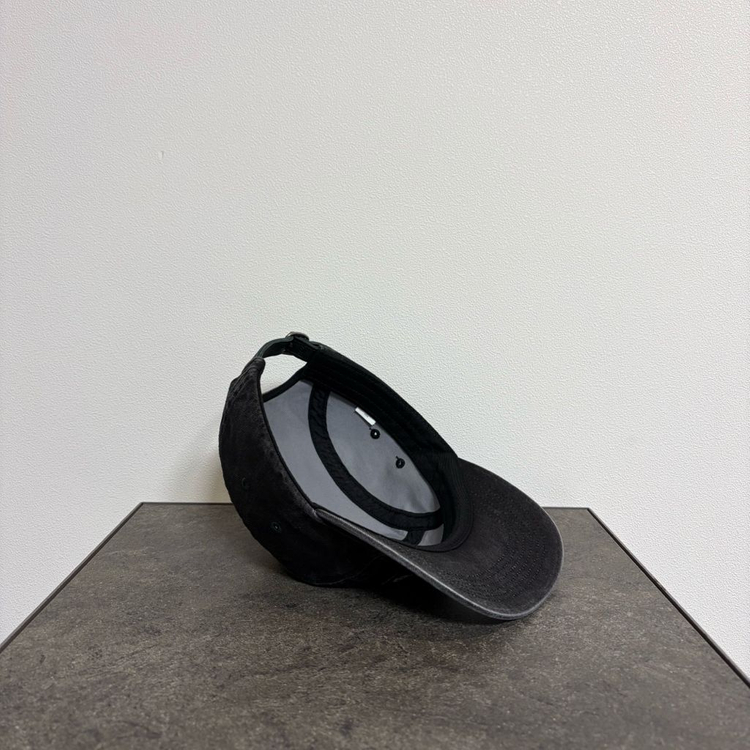 (OS) 슈프림 박스로고 캠프캡 모자 워시드 블랙--6