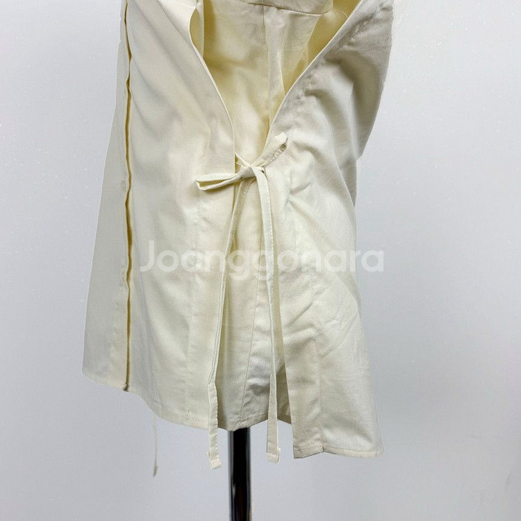 핀턱 라인 가을 면 허리끈 리본 셔츠 블라우스 에이블리 하객룩 오피스룩--7