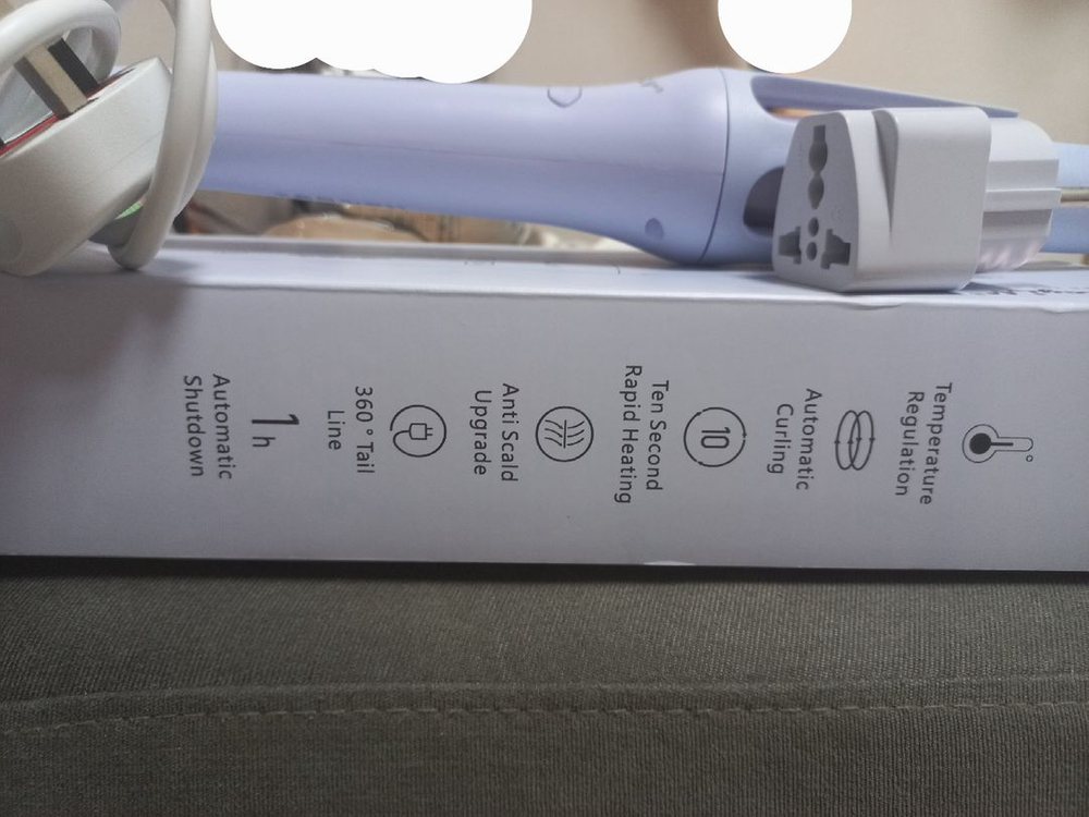 CkeyiN 자동회전 헤어 컬링기 고데기--1