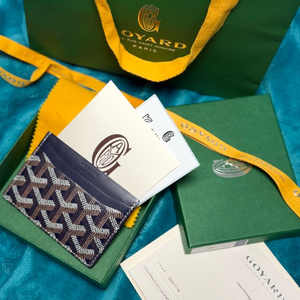 고야드 생쉴피스 카드지갑 네이비