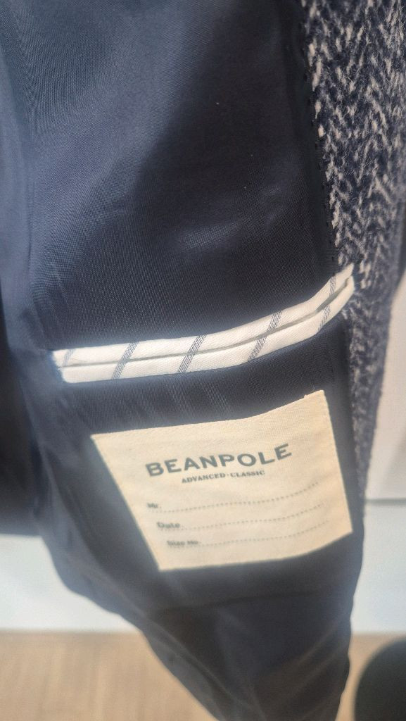 빈폴 헤링본 코트--5