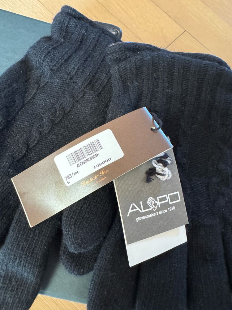 ALPO 이태리 알포 울 캐시미어 혼방 남성 장갑--3