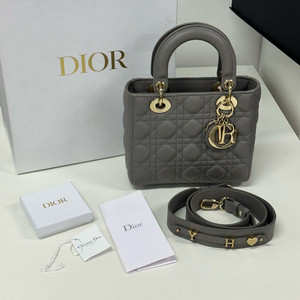 디올 레이디백 마이ABC 스몰 아이언 그레이 토트백