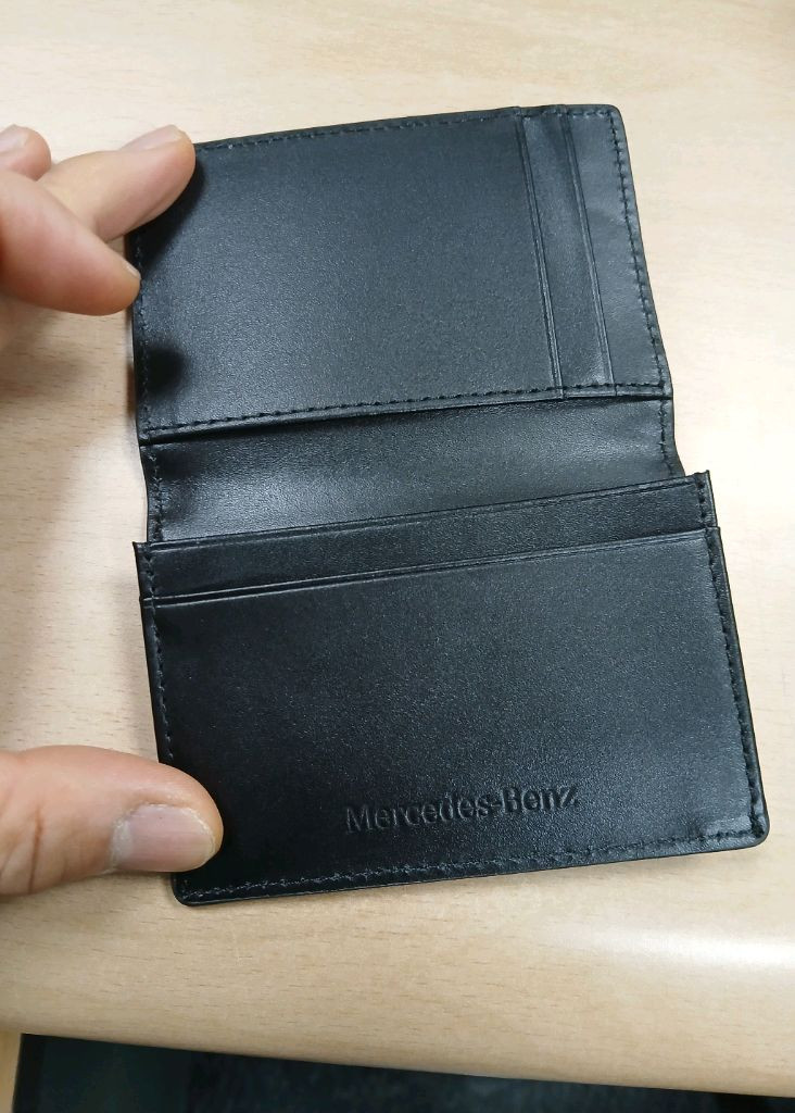 벤츠 명함 카드지갑 이미지