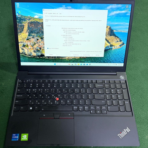 레노버 씽크패드 e15 i7-1255u mx550 노트북