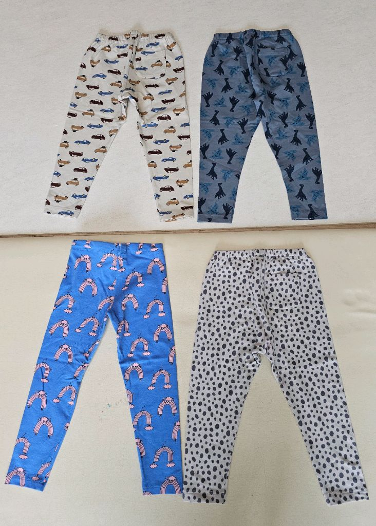 유니클로 3 + 아르켓 키즈 레깅스 1 / 총 4종 묶음 이미지