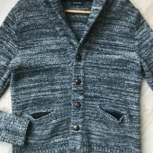 남녀공용 폴햄 숄카라 니트 가디건 자켓