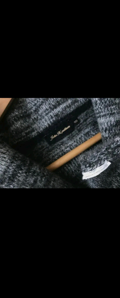 남녀공용 폴햄 숄카라 니트 가디건 자켓--5