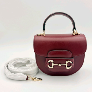 [중고명품셀렉트]구찌 1955 홀스빗 미니 탑 핸들백 로쏘 앙코라 레드 781387