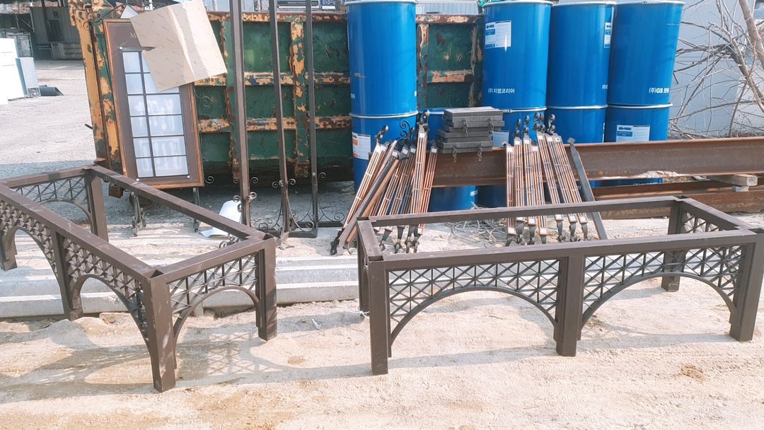 인테리어용) 야외 간판 표지판 의자--3