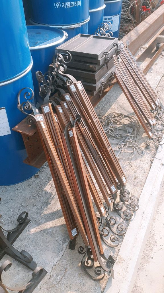 인테리어용) 야외 간판 표지판 의자--5