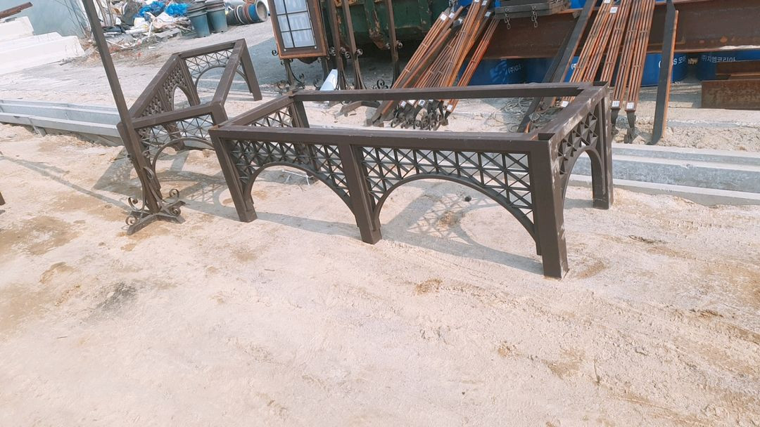 인테리어용) 야외 간판 표지판 의자--8