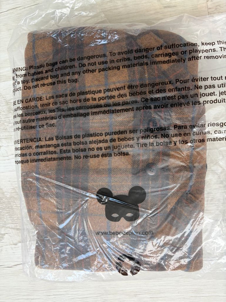 베베드피노 테디 베어 더블 버튼 울 코트 120(새상품 이미지