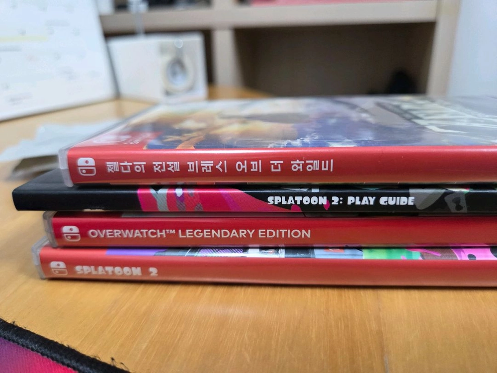 닌텐도 스위치1 신형 + 게임 칩 + e숍 게임 이미지