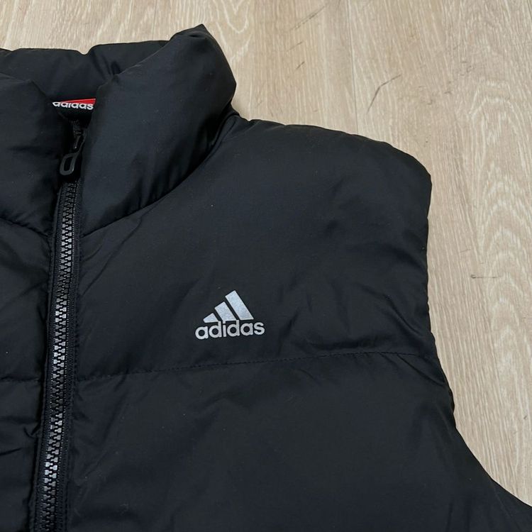 아디다스 로고 덕다운 패딩조끼 M/95--2