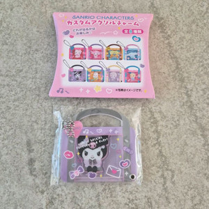 (일본정품/새상품)산리오 쿠로미 가방 아크릴 키링