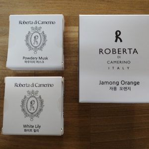 로베르타 세라믹 클립 방향제 1세트 + 리필 2박스 (총4개입) 차량용 방향제 실내 방향제