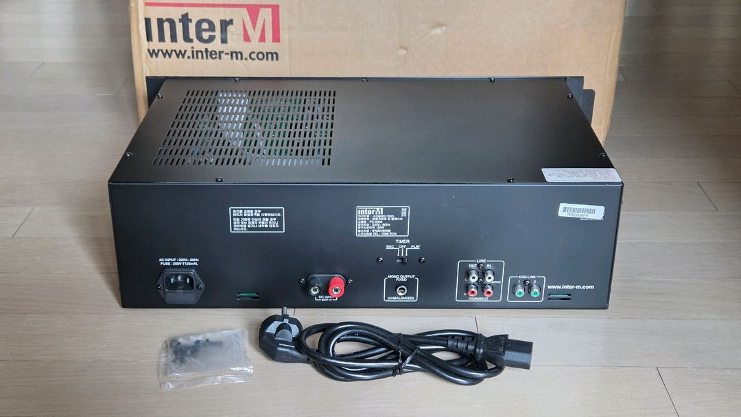 새상품 인켈 인터엠 서버 랙 방송국 카세트 데크 플레이어 PC-6335--1