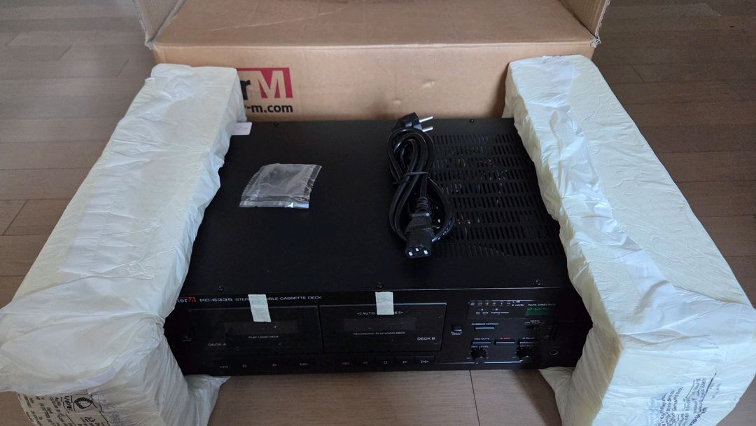 새상품 인켈 인터엠 서버 랙 방송국 카세트 데크 플레이어 PC-6335--2