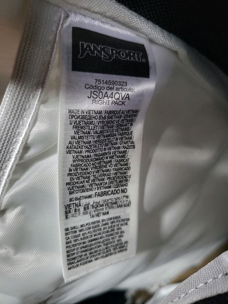 (새상품)남녀공용 잔스포츠 백팩 책가방--7