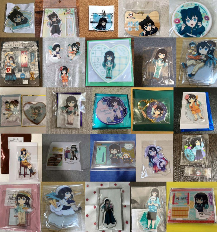 일괄X)귀멸의 칼날 무이치로 굿즈 아크릴 등 56종 팝니다!!!! 이미지