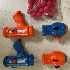 스펀지총 소프트볼 장난감 총 2개