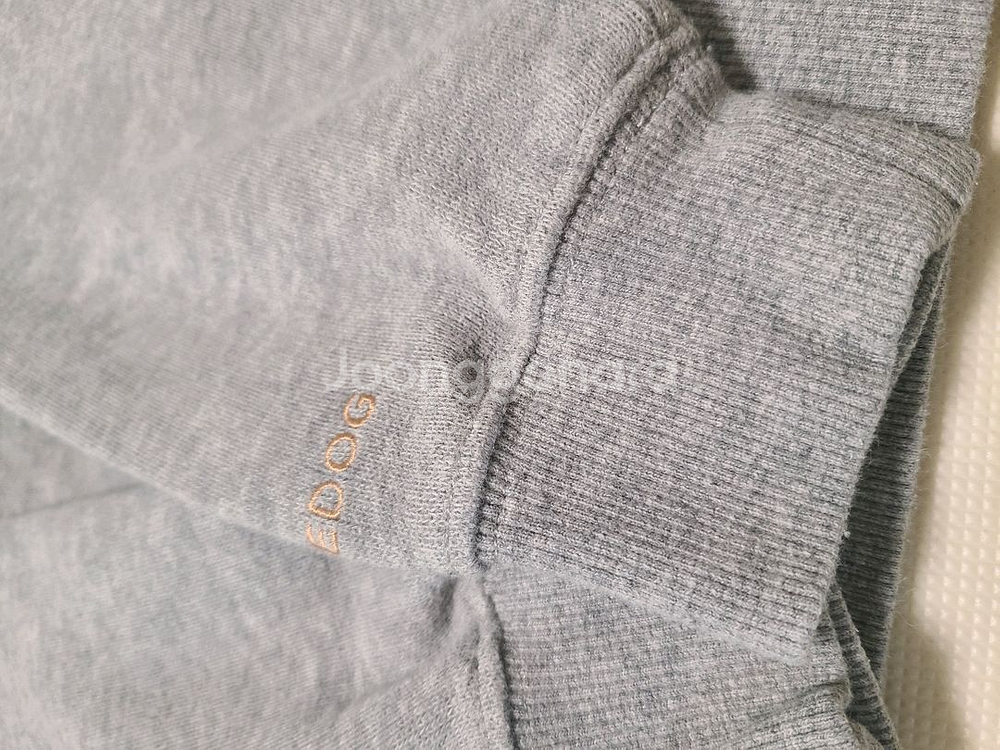 (거의새것)겨울용 블루독 반집업 맨투맨 바지 110 상하 세트(바지덤)--3