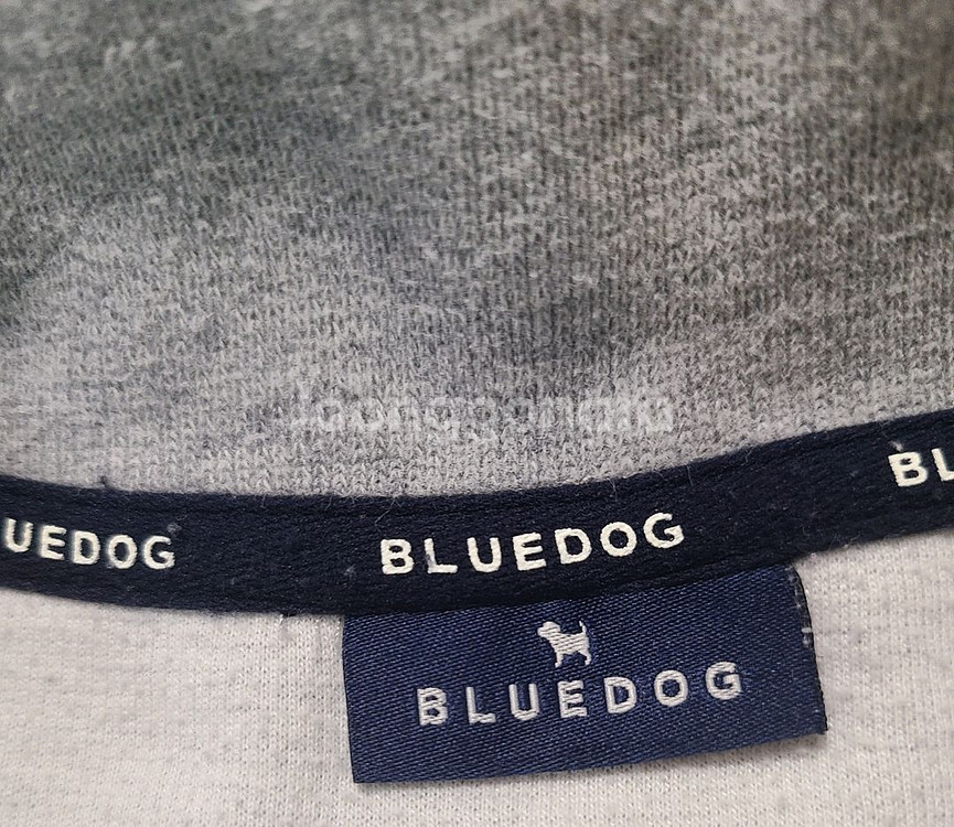 (거의새것)겨울용 블루독 반집업 맨투맨 바지 110 상하 세트(바지덤)--5