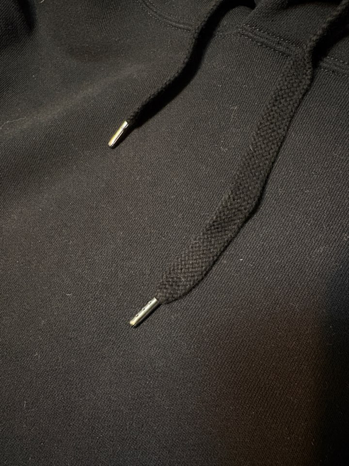 유니클로 U 르메르 블랙 후드티--2