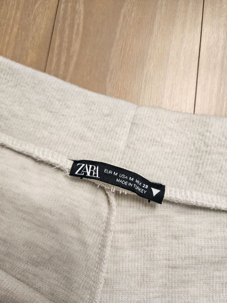 자라 여성 트레이닝 와이드 팬츠 M--1