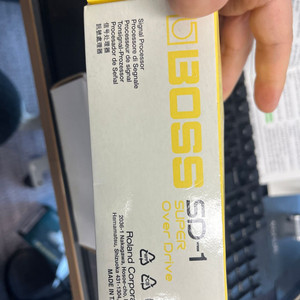 boss sd-1 오버드라이브 인버터 이펙터