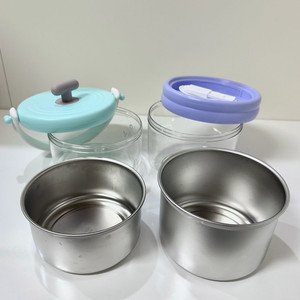 귀여운 스테인리스 2단 도시락