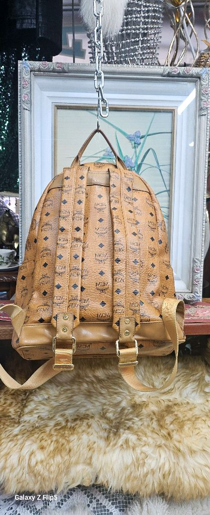 mcm모노그램 스티머 백팩--4