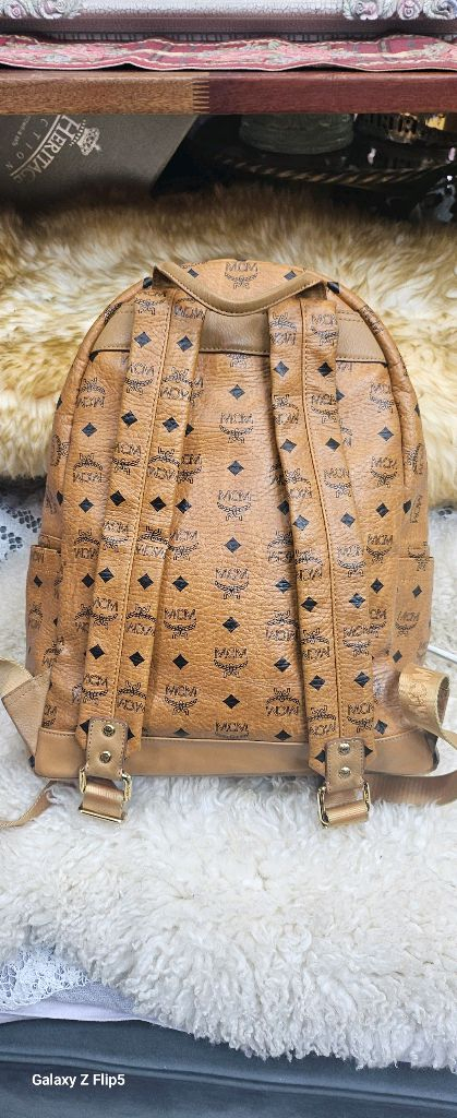 mcm모노그램 스티머 백팩--6