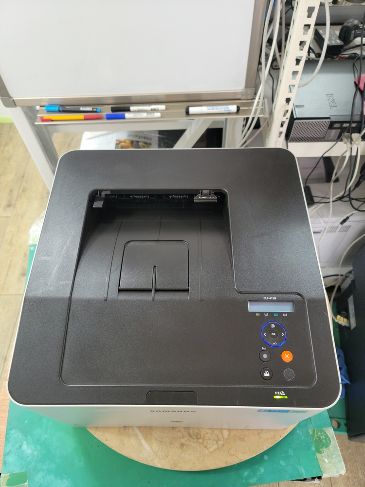 삼성 컬러 레이저프린터 CLP-415n 전사벨트 80%이상 모델--1