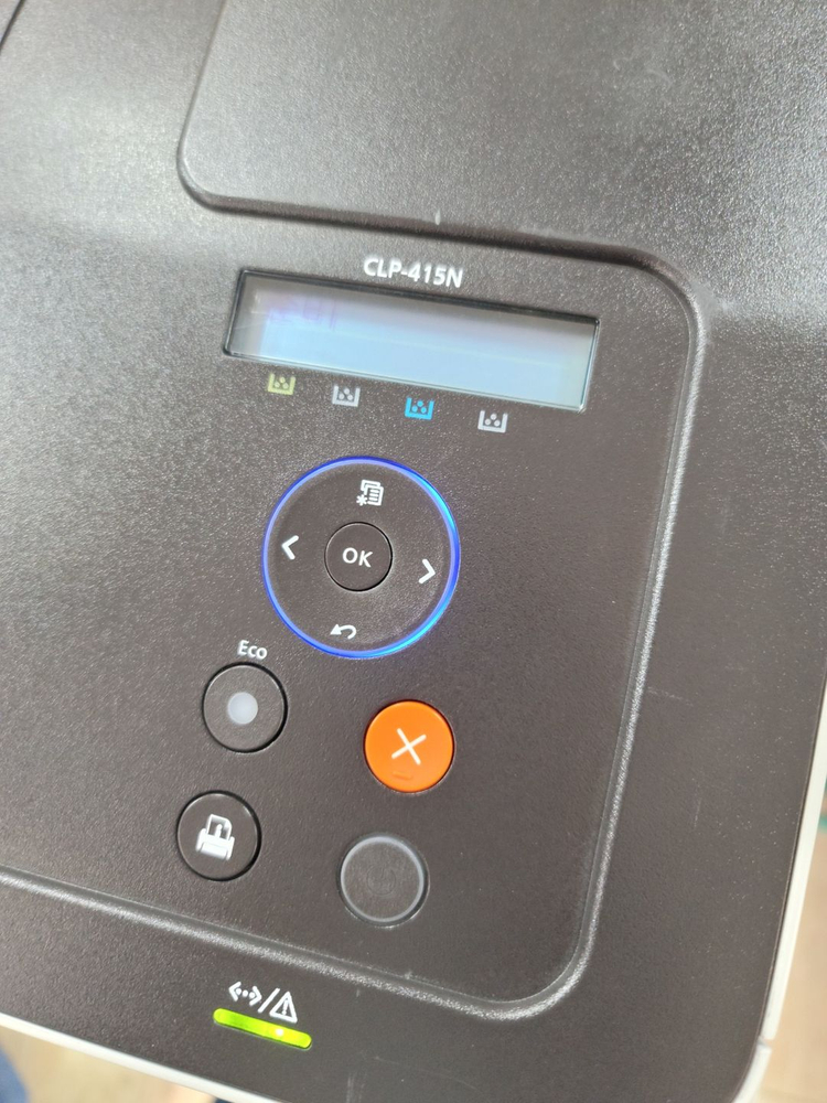 삼성 컬러 레이저프린터 CLP-415n 전사벨트 80%이상 모델--2