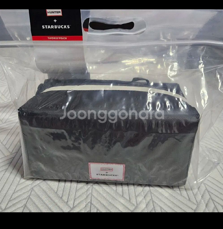 미개봉]스타벅스 프리퀀시 헌터 콜라보 투웨이 파우치--6