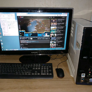 삼성전자 AMD 슬림 컴퓨터 본체 모니터 판매합니다. 한글 워드 오피스 엑셀 사무용 이미지