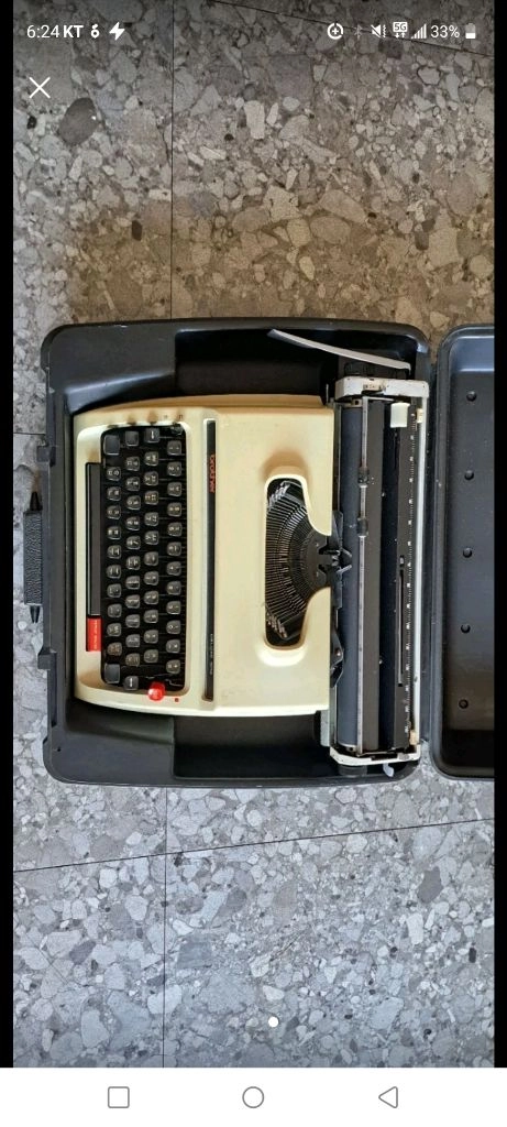 옛날 브라더미싱 브라더 한글타자기 디럭스 1613 이미지