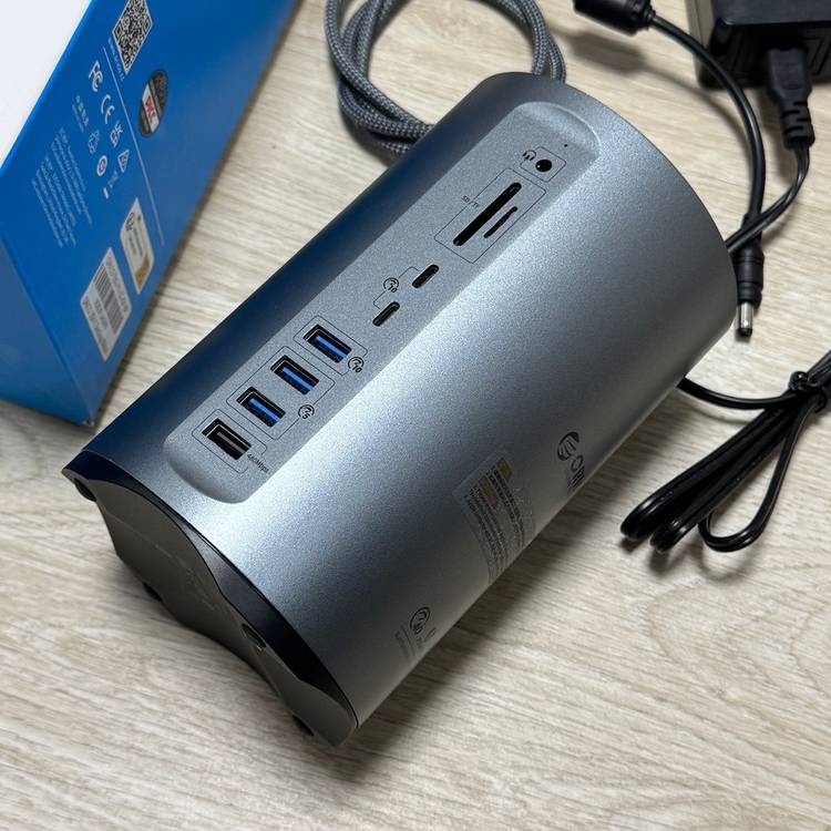 오리코 썬더볼트 USB 허브 멀티 포트 도킹 스테이션 새제품 노트북 맥북 파워 스테이션 ORICO TB3-Y1--2