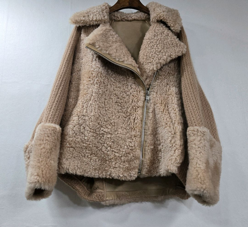 양가죽 양털 울자켓--1