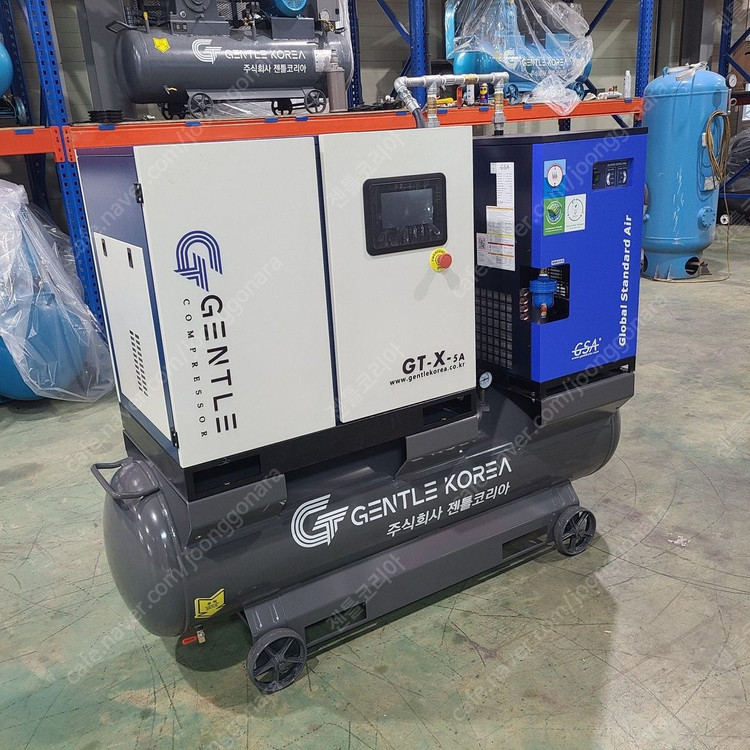 리퍼-5마력 500리터 콤프레샤 세트 오일프리(스크롤)--2