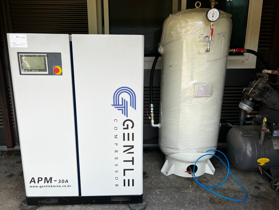 30마력 인버터스크류 콤프레샤-드라이어,탱크포함--6