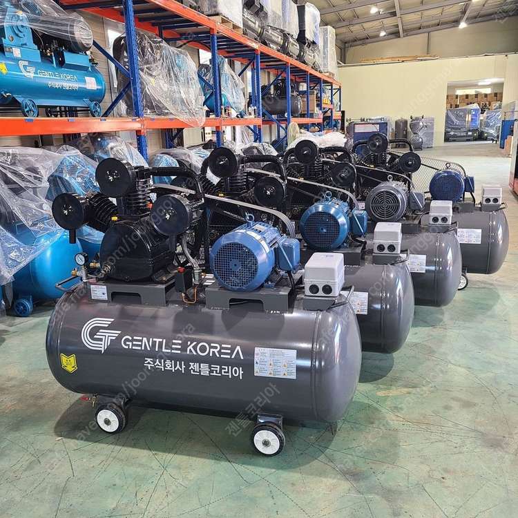 중고 10마력 400리터 콤프레샤 피스톤 젠틀코리아--7