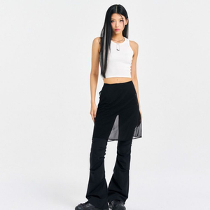 스키즘인듀싱 부츠컷 스커트 팬츠