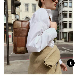 자라 패치워크 숄더백 가방 이미지