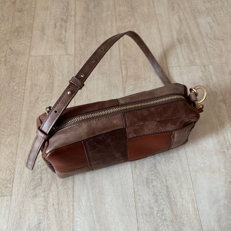 자라 패치워크 숄더백 가방 이미지