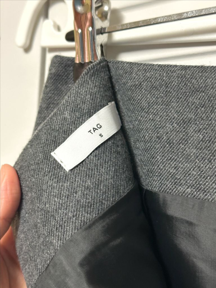 #새상품 : 국내제작 데일리 슬림 a라인 스커트 S 다크그레이--5