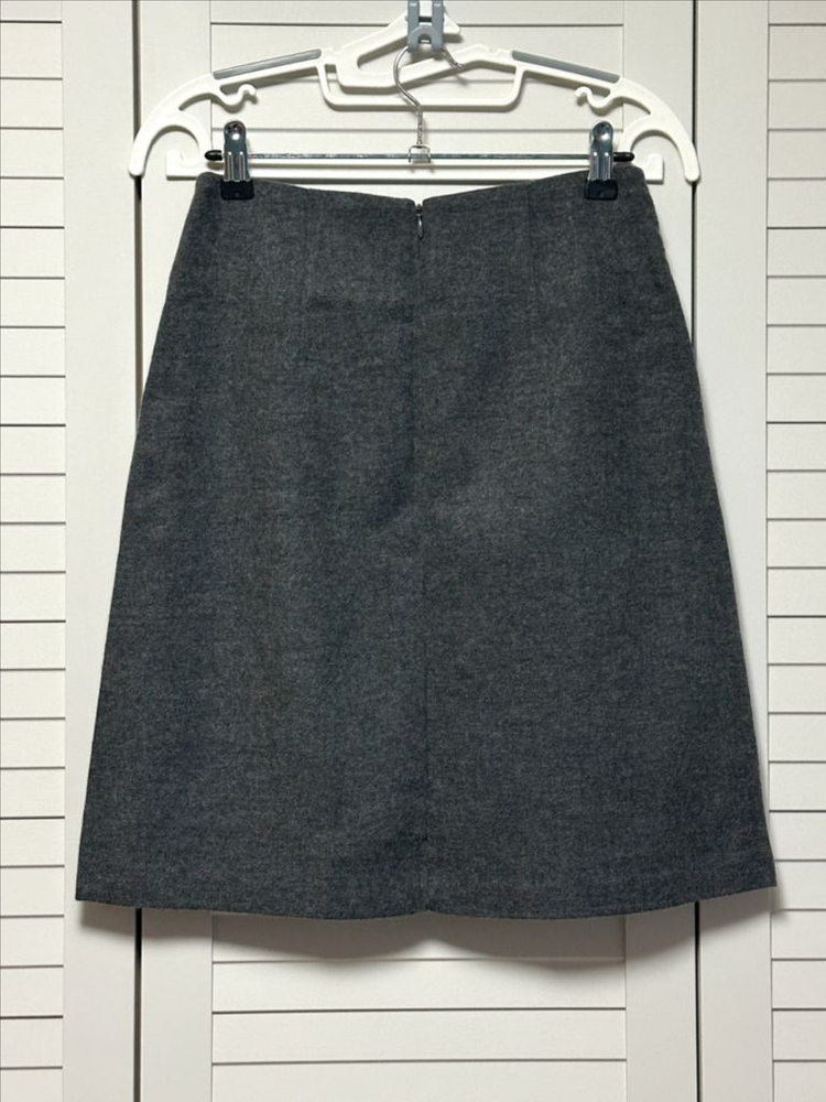 #새상품 : 국내제작 데일리 슬림 a라인 스커트 S 다크그레이--7